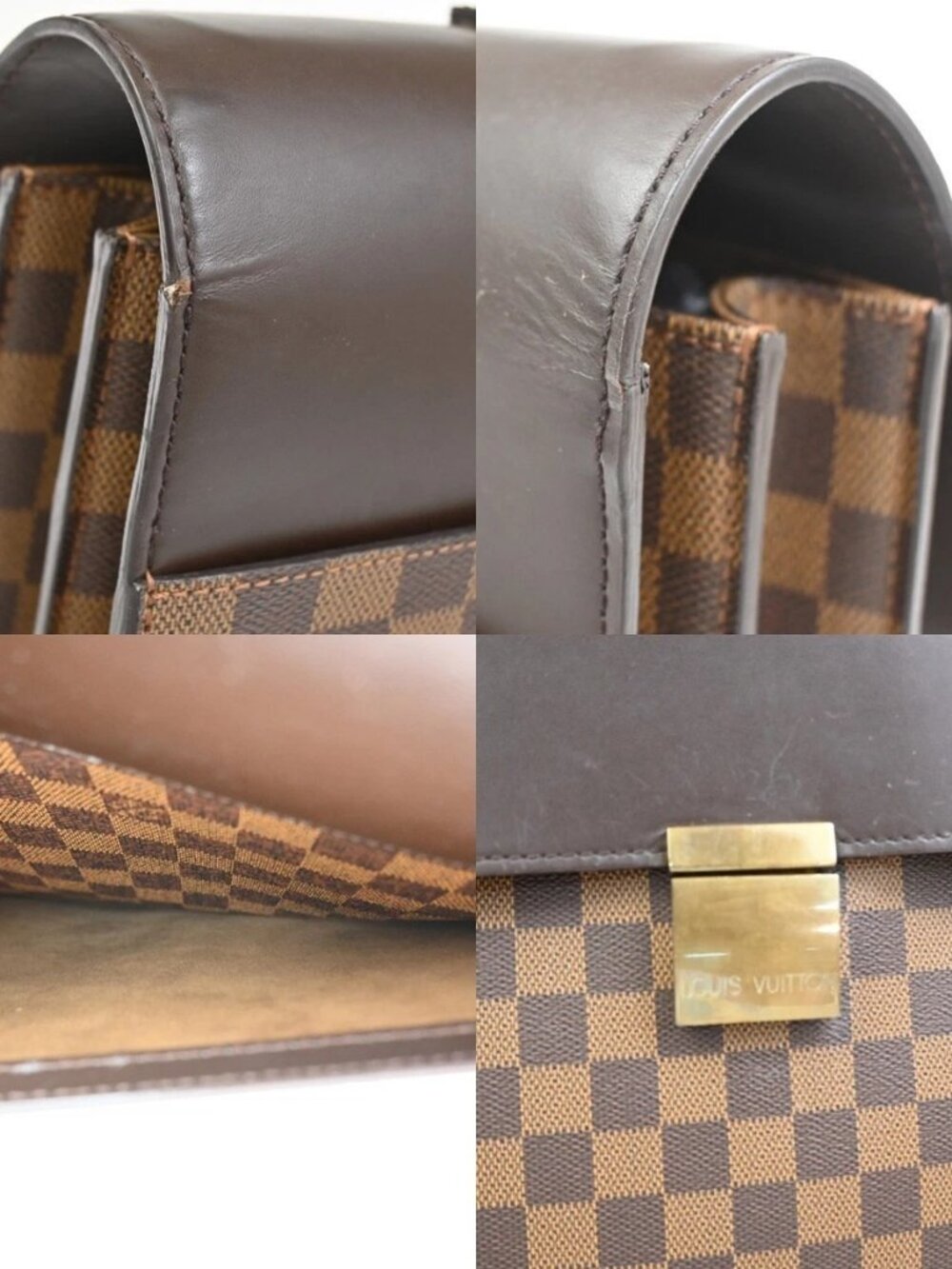 LOUIS VUITTON Altona GM Business Hand Bag Damier Ebene Leather - Picture 9 of 16